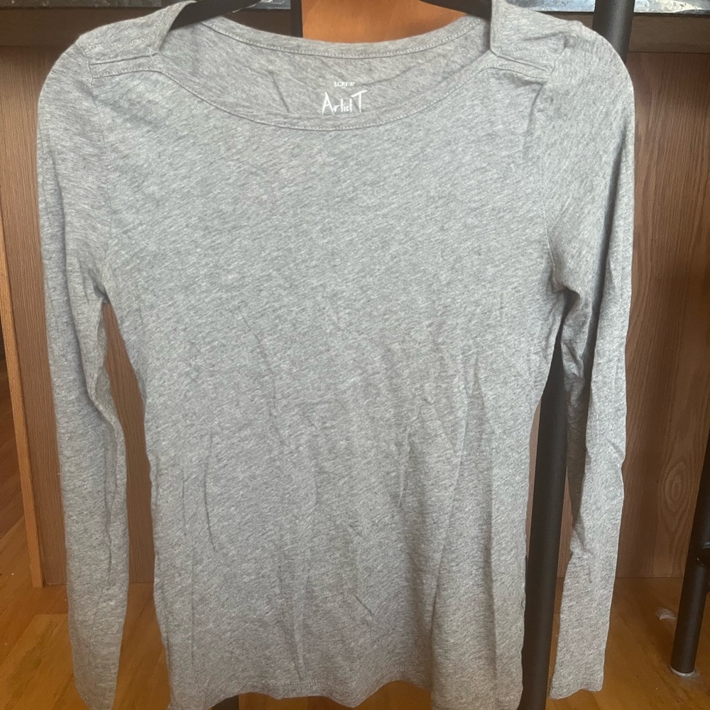 J. Crew Gray Long Sleeve